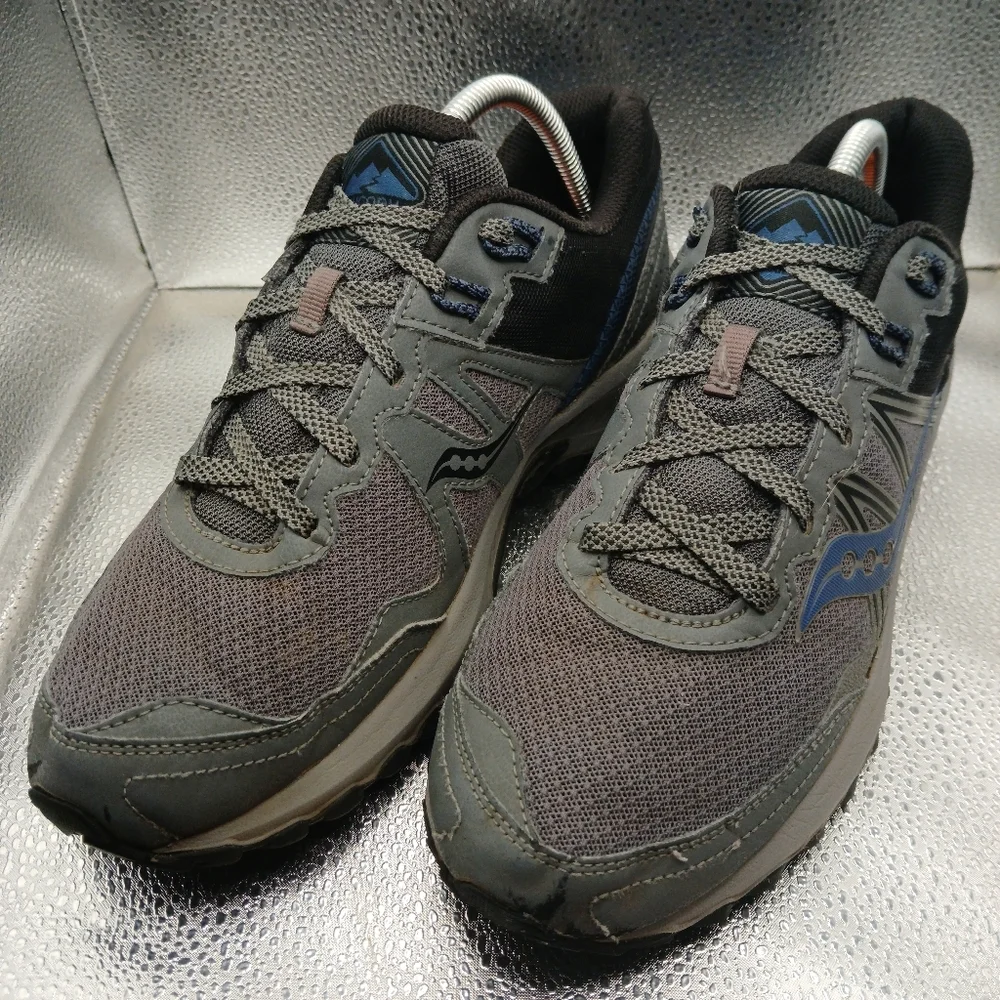 Saucony Gray Excursion TR14 Trail Running  Sneakers Men's Size 9W